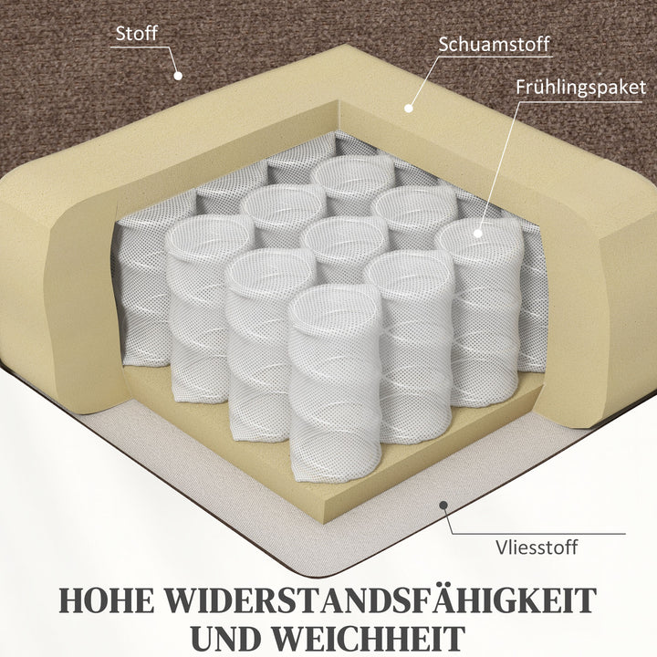 Elektrisk lænestol med løftehjælp, 90x75x100cm, brun