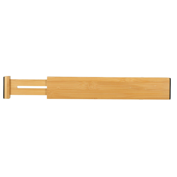 Skuffeorganisator justerbar bambus separator 43x6x1,5cm 1 stk.