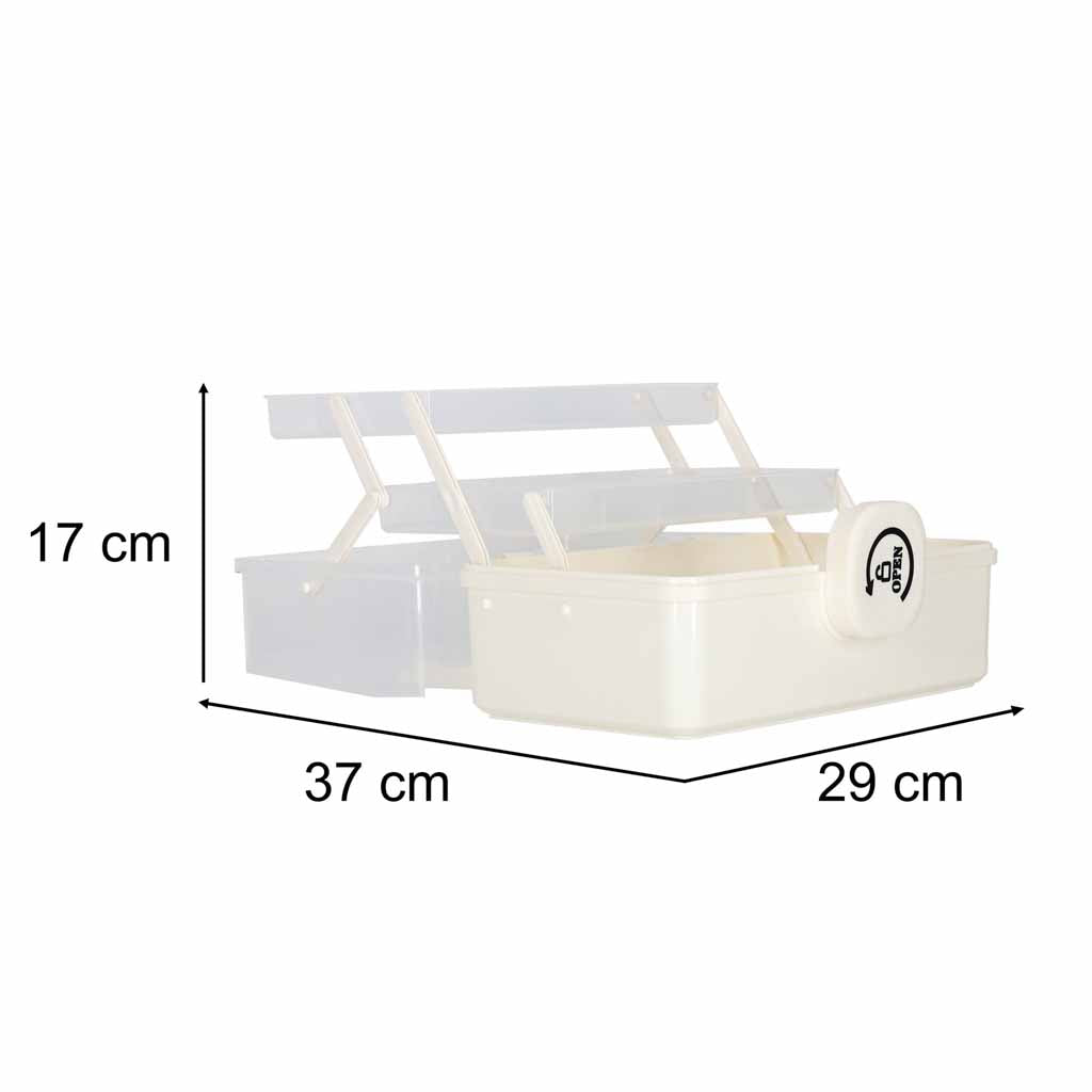 Organizer medicinbeholder medicinopbevaring medicinskab 29x16x15cm