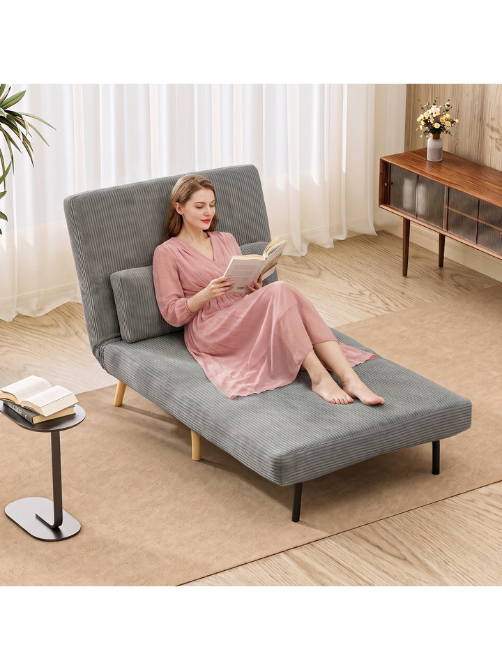 Sovestol 3 i 1 sovesofa med sengefunktion, 90x190 cm mørkegrå