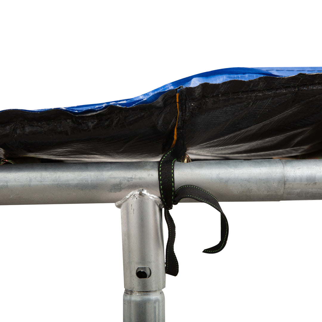 Trampolinkantbetræk 305 cm bredt, rivefast uv-bestandigt fjederbetræk, vandafvisende, trampolintilbehør kantbeskyttelse sikkerhedsnet reservedele til havetrampoliner, farverig