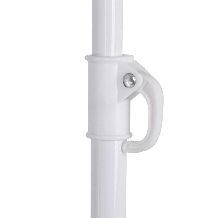 Justerbar strandparasol 150 cm med knækket vandmelon