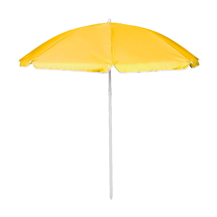 Justerbar, knækkelig, foldbar UV-parasol 150 cm gul