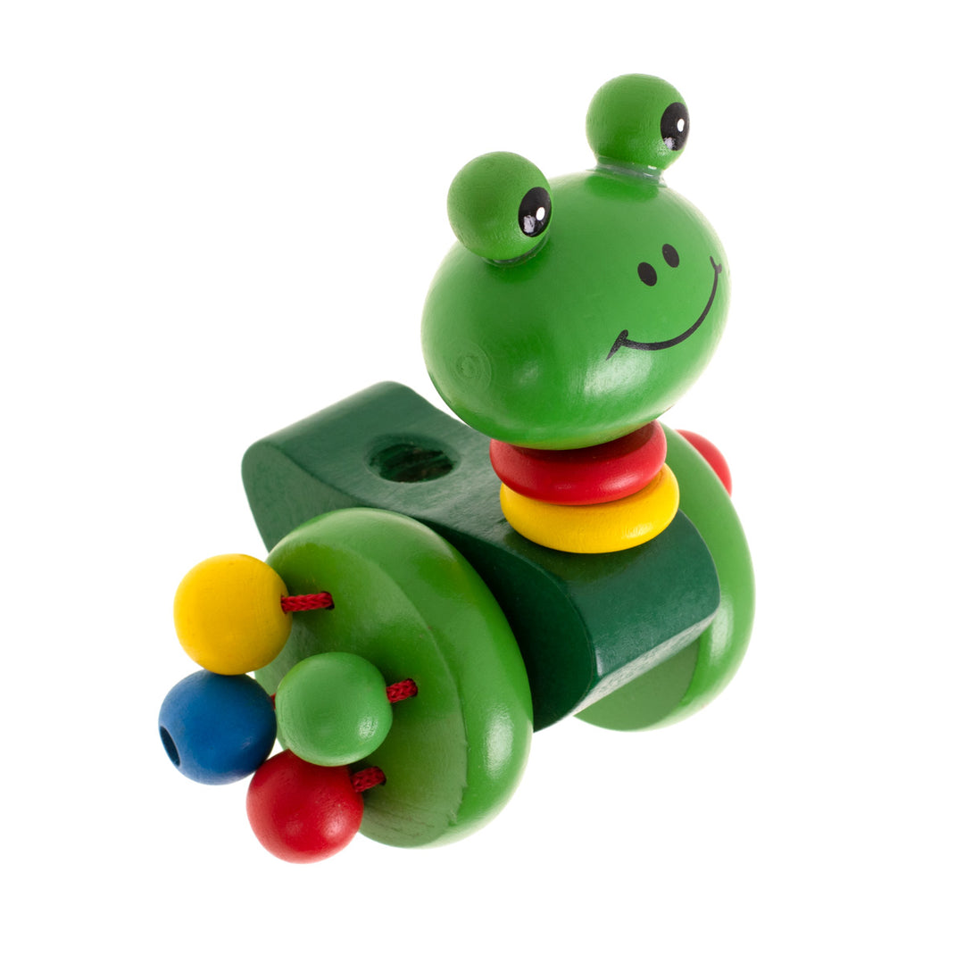Træfrø, der skubbes på en pind
