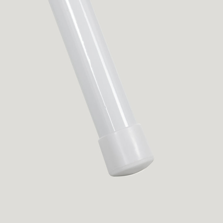 Sæt med 4 klapstole, bærbare kontorstole, metalben, klapstol til kontor, reception, venteværelse, kunstlæder, hvid