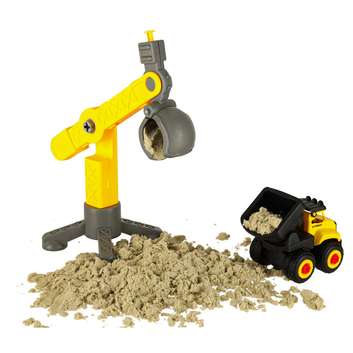 Sand til børn 1100g slot køretøjer forme figurer kreativt sæt