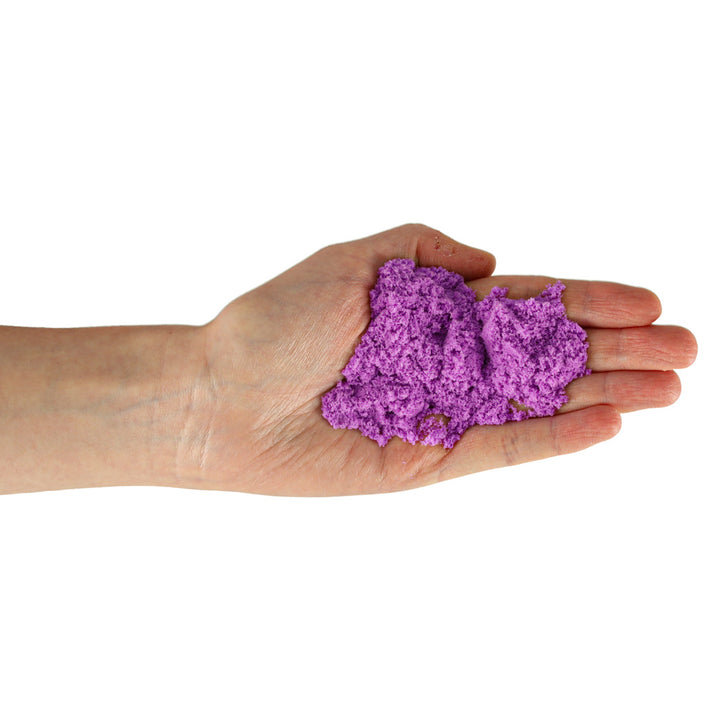 Kinetisk sand 1 kg i en pose lilla