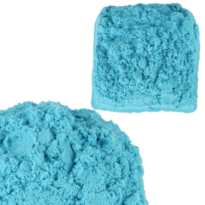 Kinetisk sand 1 kg i en pose blå