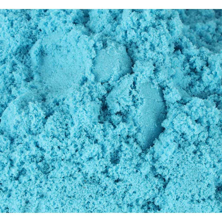 Kinetisk sand 1 kg i en pose blå