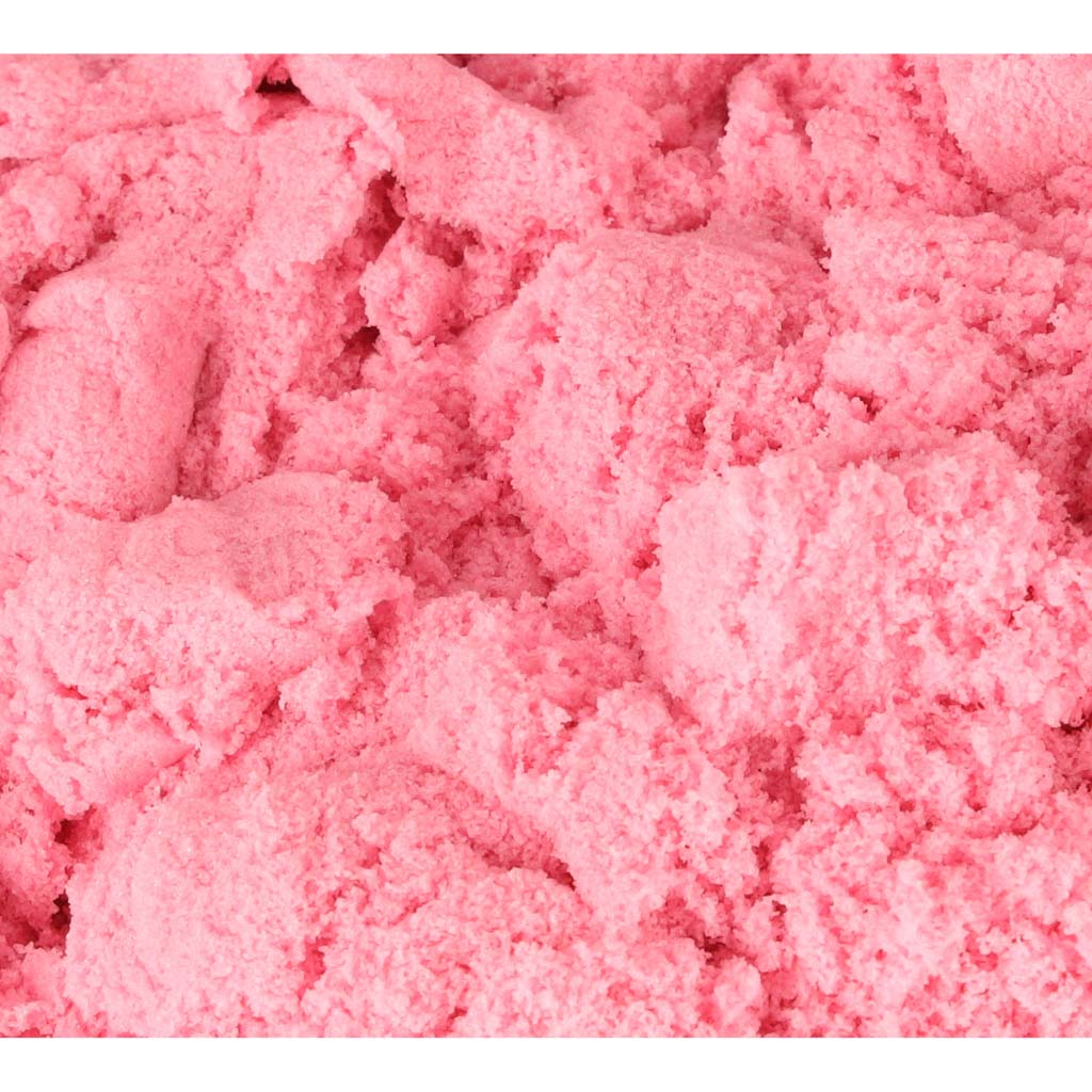 Kinetisk sand 1 kg i en pose lyserød