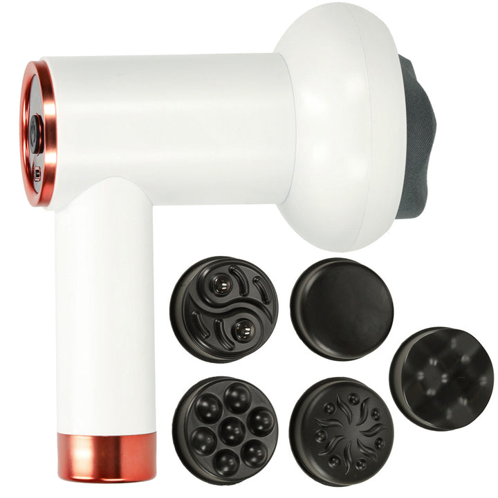 Slankende kropsmassagepistol 9i1 hvid