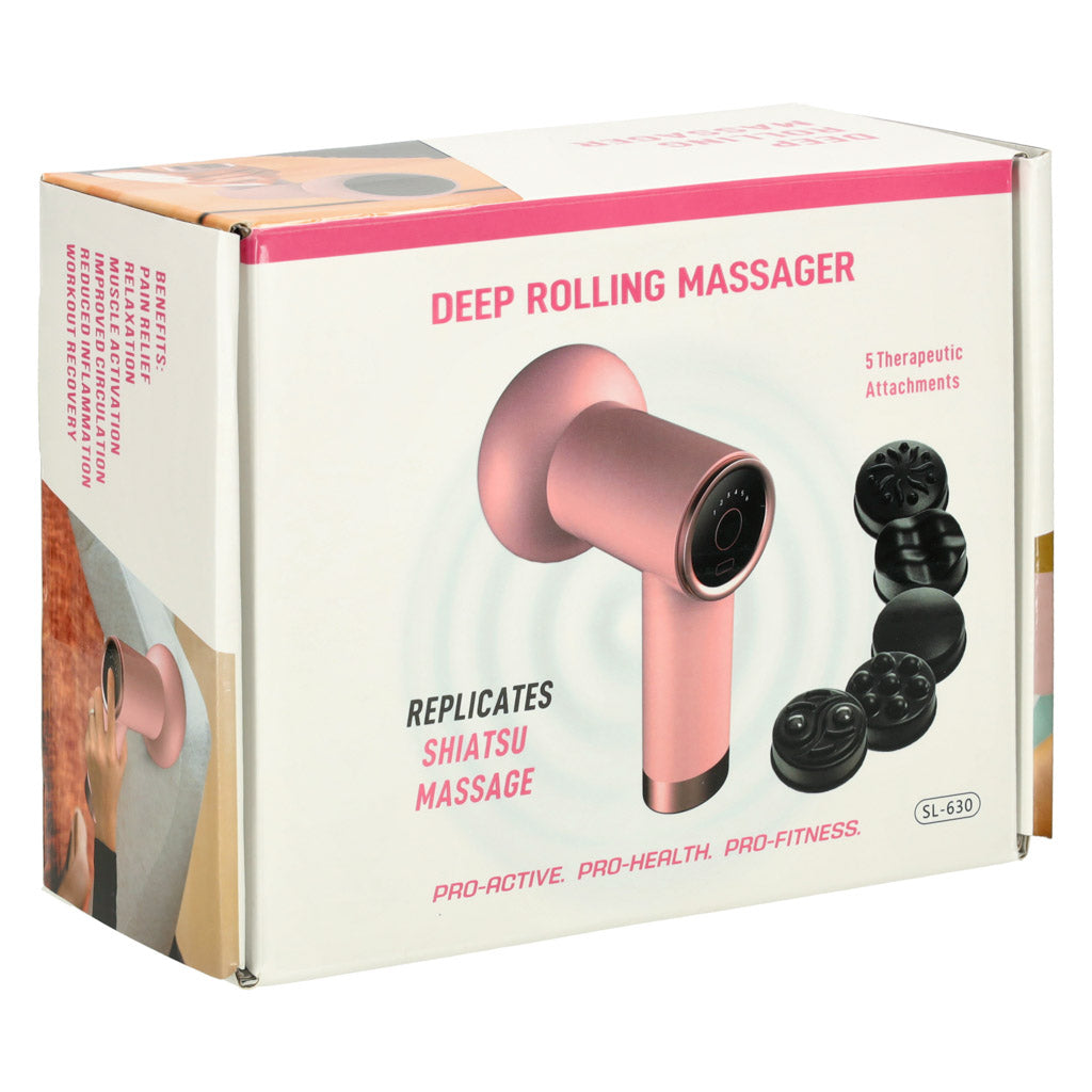 Slankende kropsmassagepistol 9i1 hvid