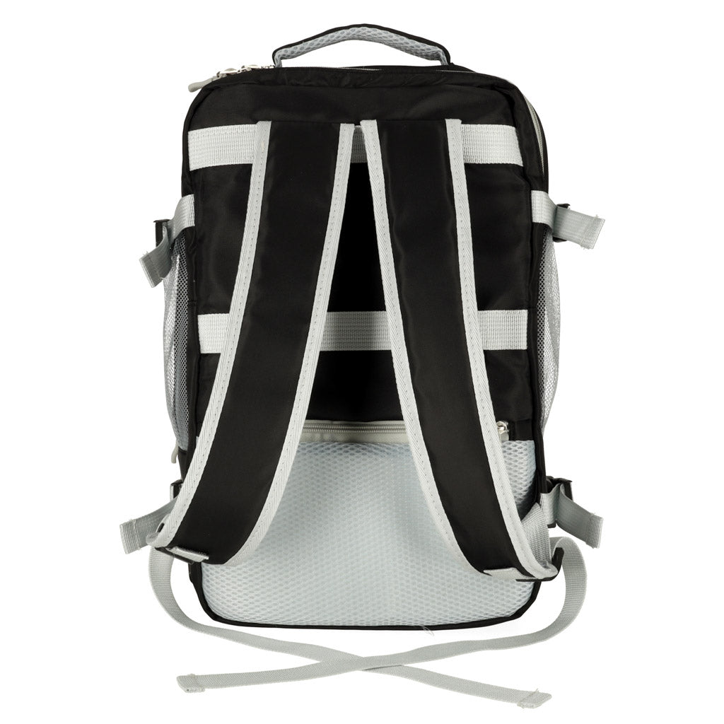 Flyvemaskine rygsæk vandtæt USB-kabel 45x16x28cm sort