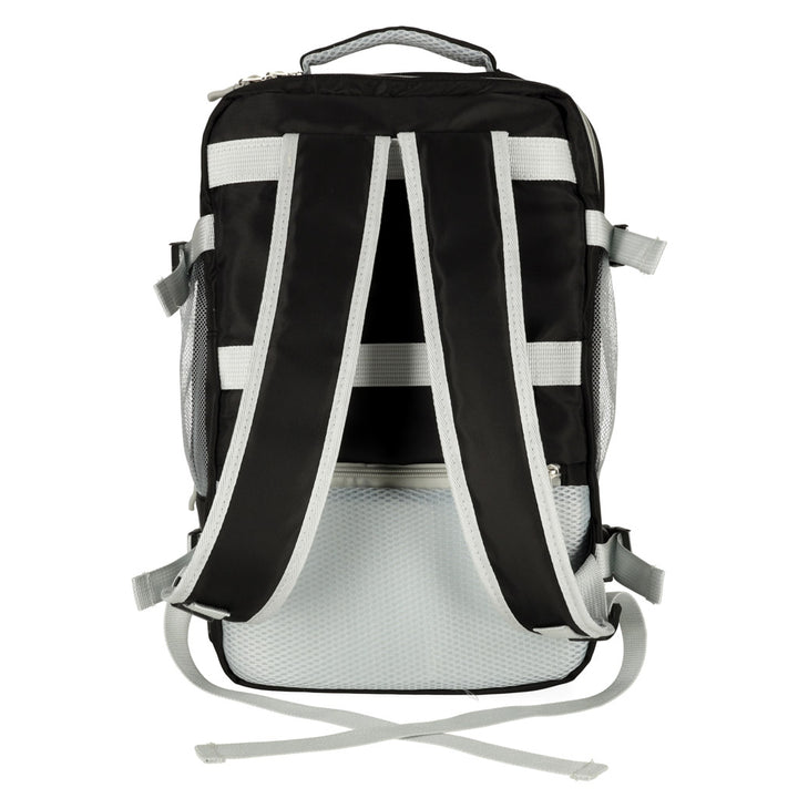 Flyvemaskine rygsæk vandtæt USB-kabel 45x16x28cm sort