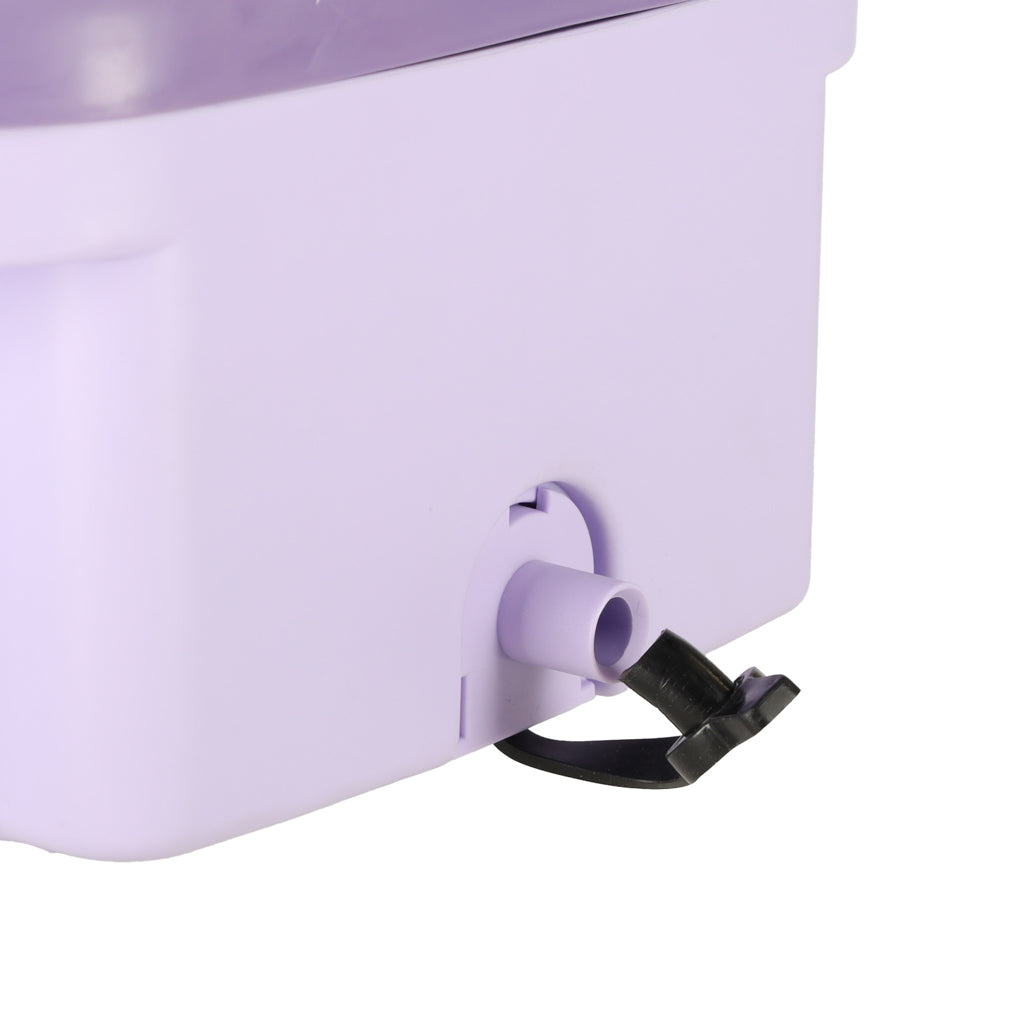 Mini foldbar bærbar vaskemaskine 12L lilla