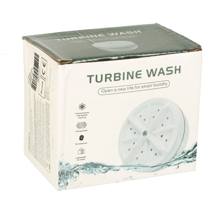Vaskemaskine centrifuge mini bærbar fritstående 5L USB