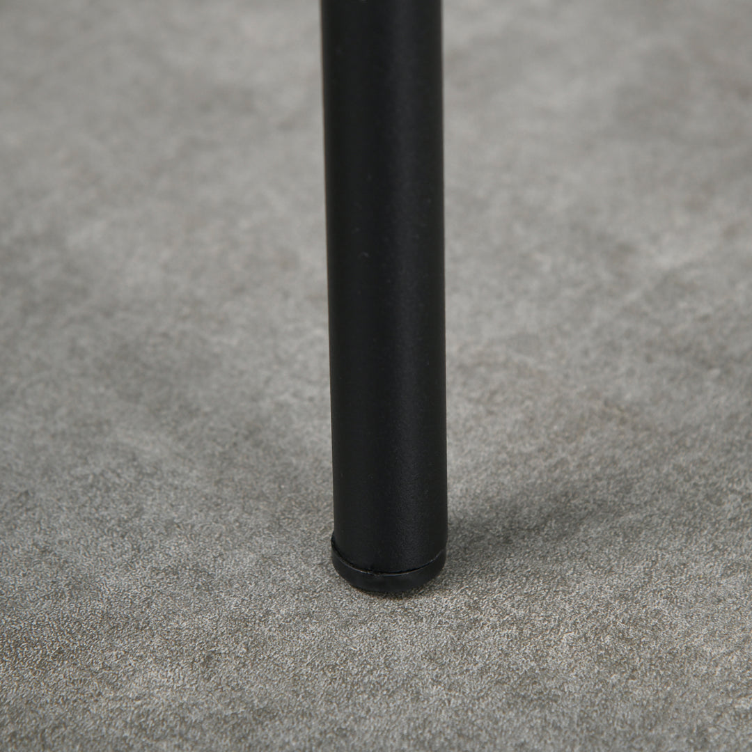 Spisestol/køkkenstole, 41,5 cm x 41,5 cm x 46 cm, sort