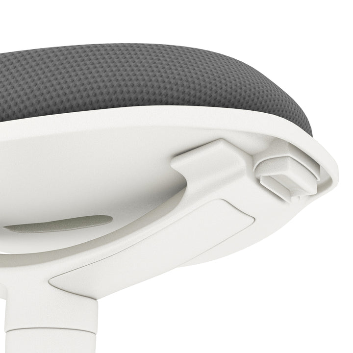 Gyngestol, ergonomisk, højdejusterbar, op til 120 kg, 42,5 x 35,5 x 56,5-71,5 cm, grå