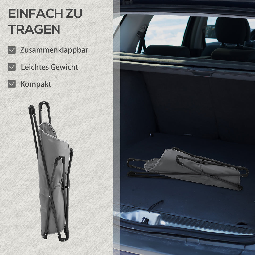 Klapstol foldbar campingstol polstret udendørs klapstol op til 120 kg lasteevne robust fiskestol havestol til haven camping strand