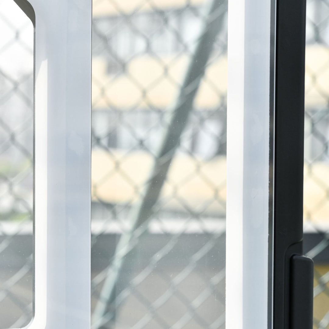 Basketballstativ med hjul 83x55cm bagplade, mobil basketballkurv med stativ, justerbar kurvhøjde 156 til 210 cm, basketballsystem til børn og teenagere, til udendørs brug