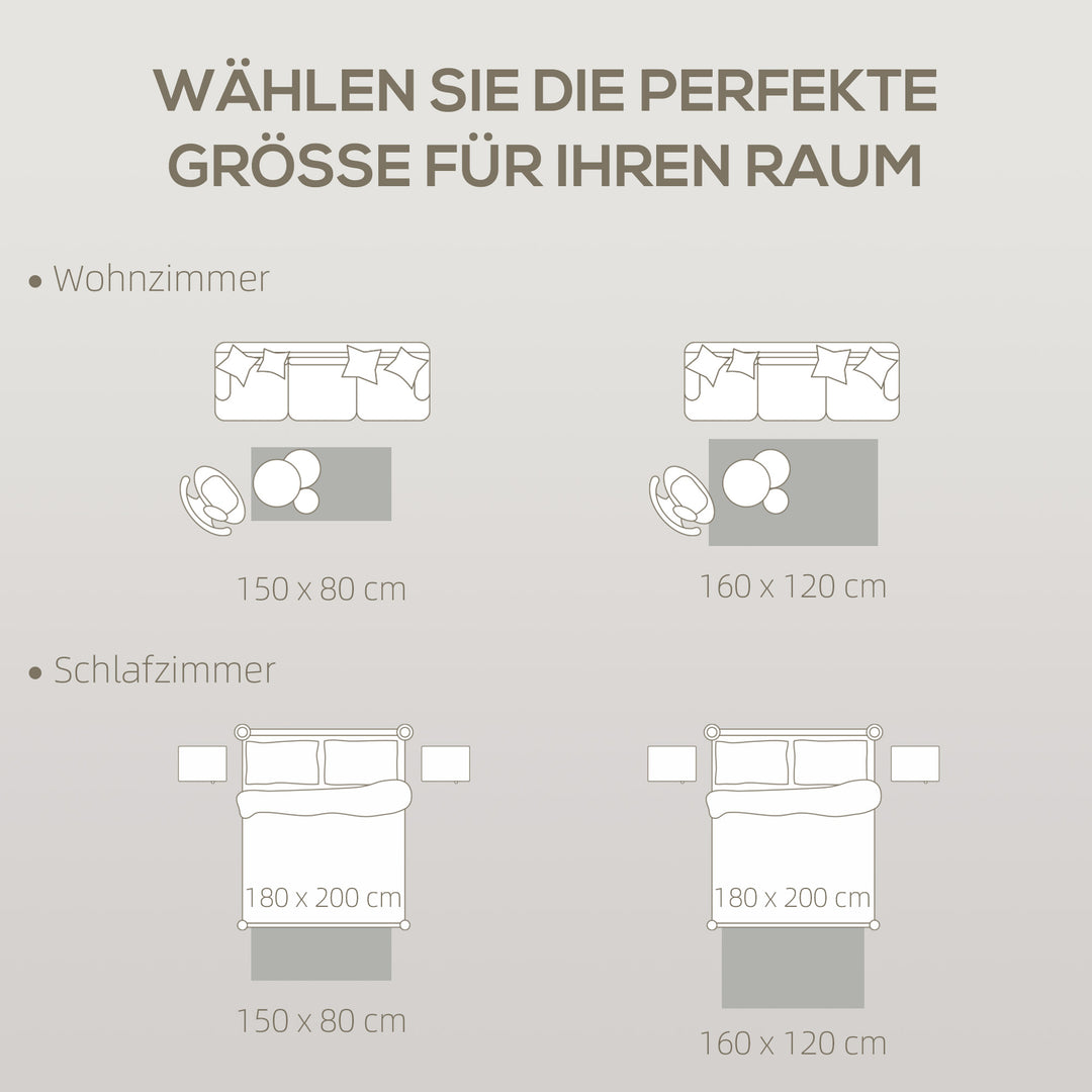 Fleece-tæppe med junglemønster, let at vedligeholde, cremehvid + flerfarvet