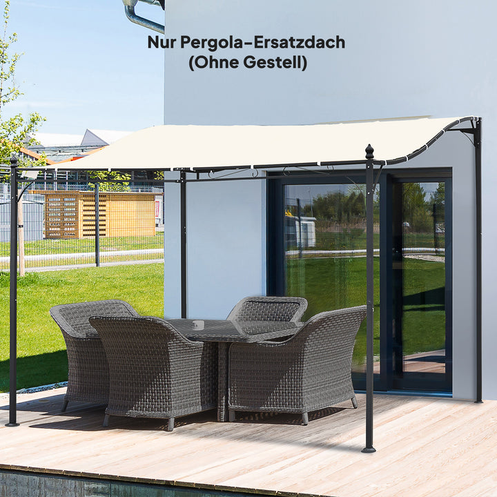 Markiseudskiftningstag, vejrbestandigt, 297 cm x 243 cm, beige