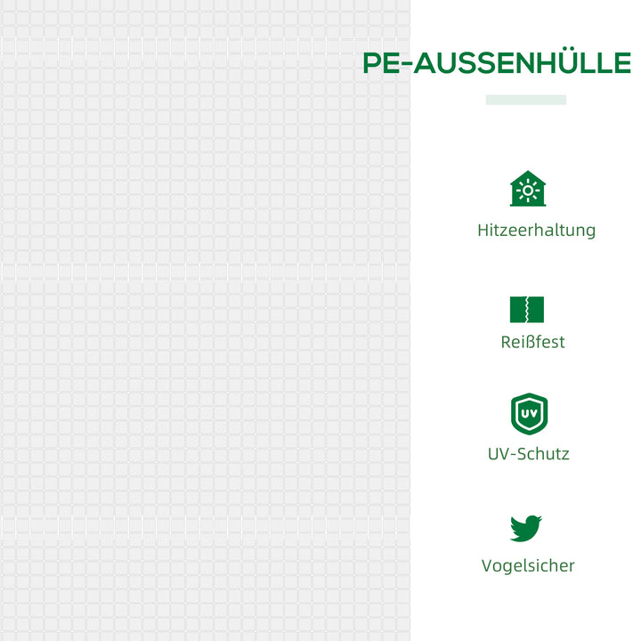 Drivhus med vindue, pe-netfilm, stålfilmdrivhus, drivhus til altan, have, tomathus 120x60x60cm, tomatdrivhus til grøntsager, blomster, planter, hvid