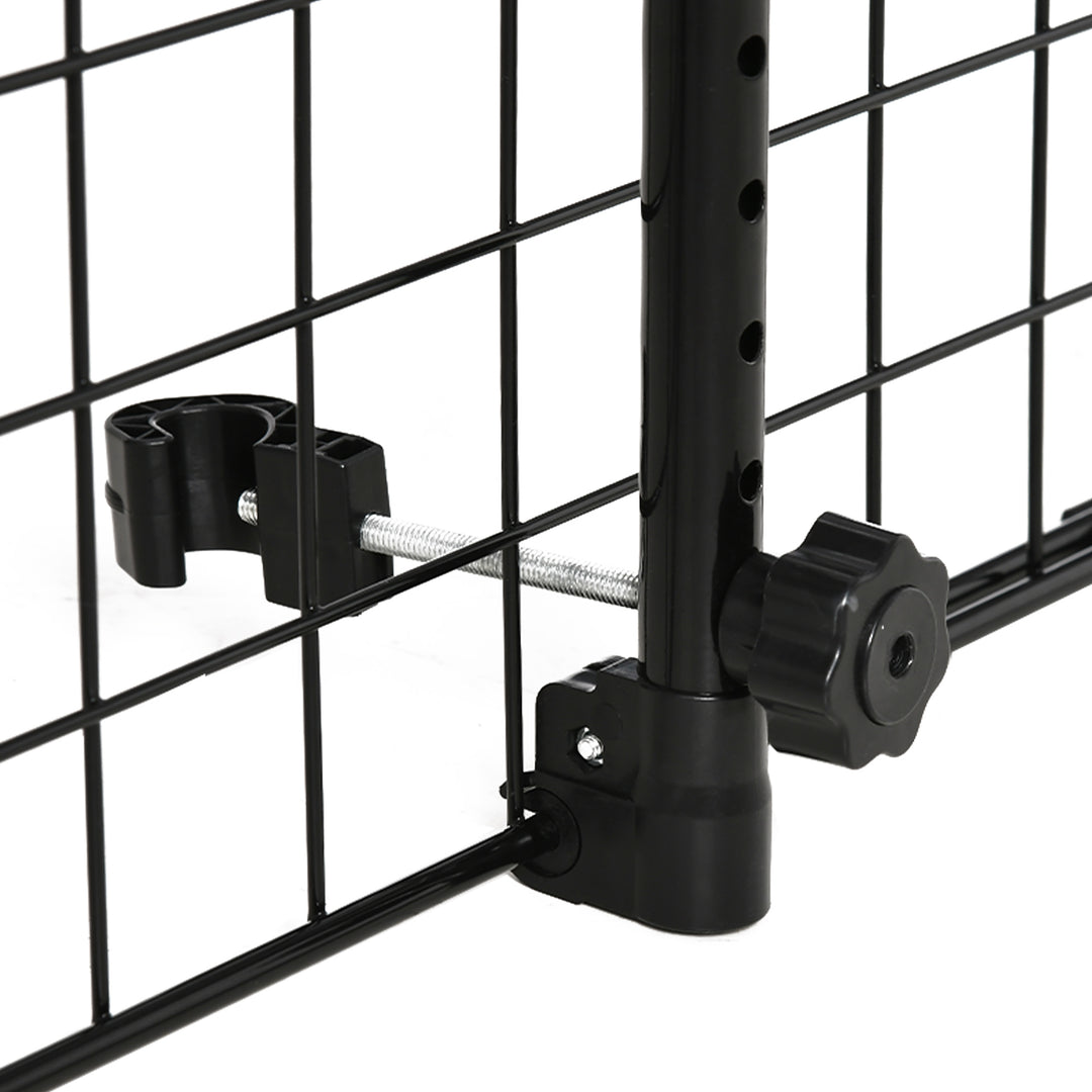 Hundegitter bil universal bilsikkerhedsgitter til hunde med trinløs justerbar bredde, skillevægsgitter til bagagerum hunde bilsikkerhedsgitter hundesikkerhedsgitter beskyttelsesgitter 91-152 x 30 cm