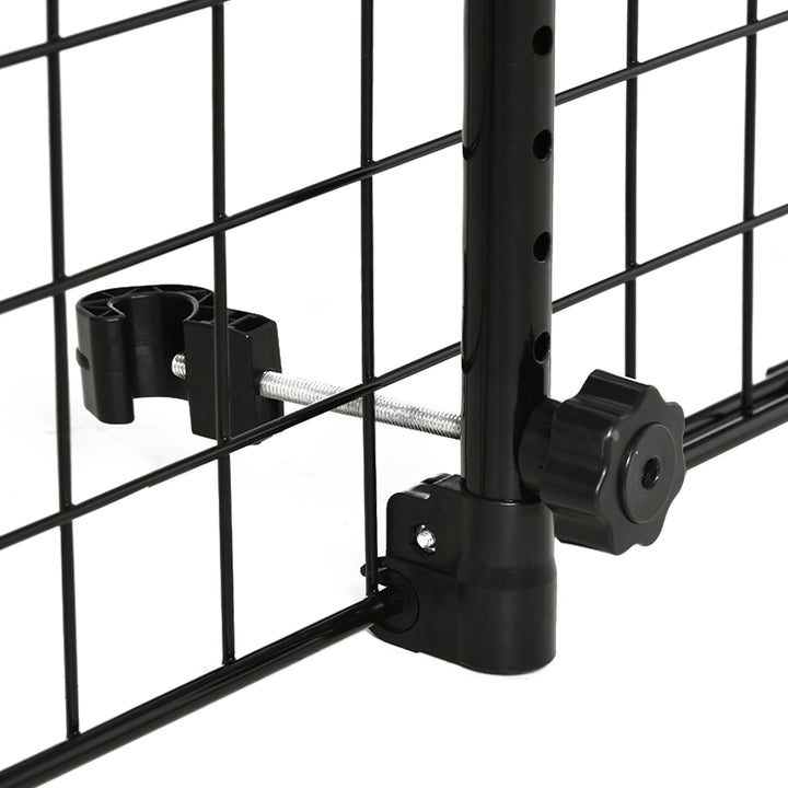 Hundegitter bil universal bilsikkerhedsgitter til hunde med trinløs justerbar bredde, skillevægsgitter til bagagerum hunde bilsikkerhedsgitter hundesikkerhedsgitter beskyttelsesgitter 91-152 x 30 cm