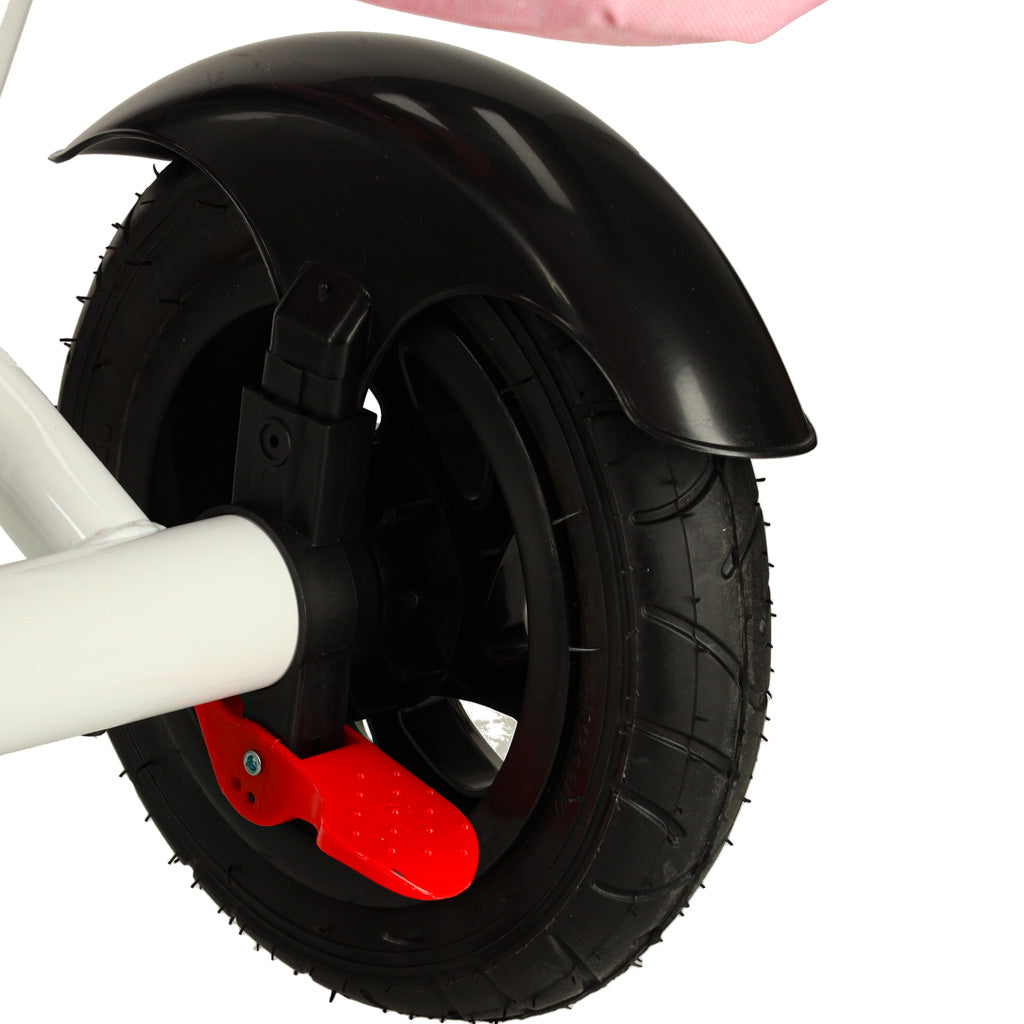 Trike Fix V3 trehjulet cykel 3w1 klapvognscykel 360 drejelig frihjul pink
