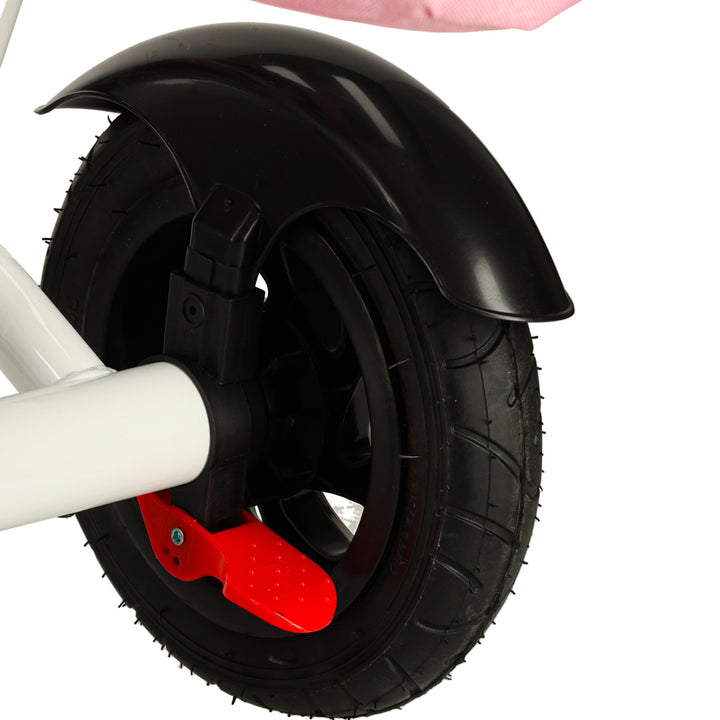 Trike Fix V3 trehjulet cykel 3w1 klapvognscykel 360 drejelig frihjul pink