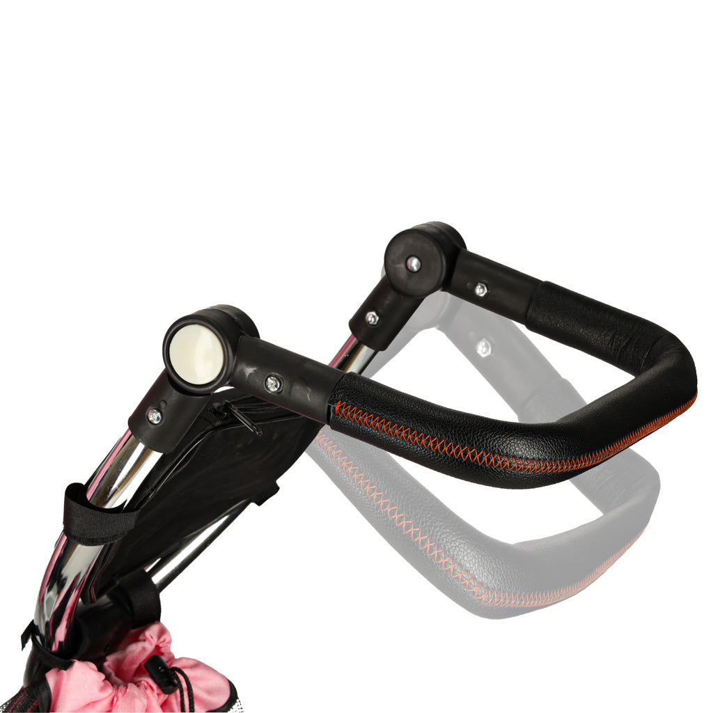 Trike Fix V3 trehjulet cykel 3w1 klapvognscykel 360 drejelig frihjul pink
