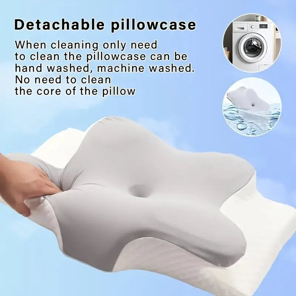 Pude med memory foam, nakkepude, anti-snorken pude, nakkestøtte pude