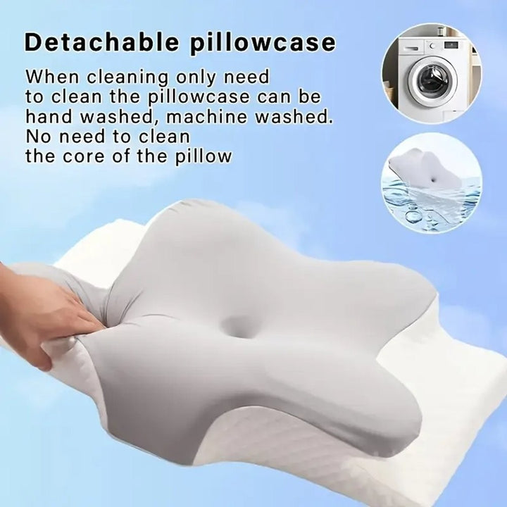 Pude med memory foam, nakkepude, anti-snorken pude, nakkestøtte pude