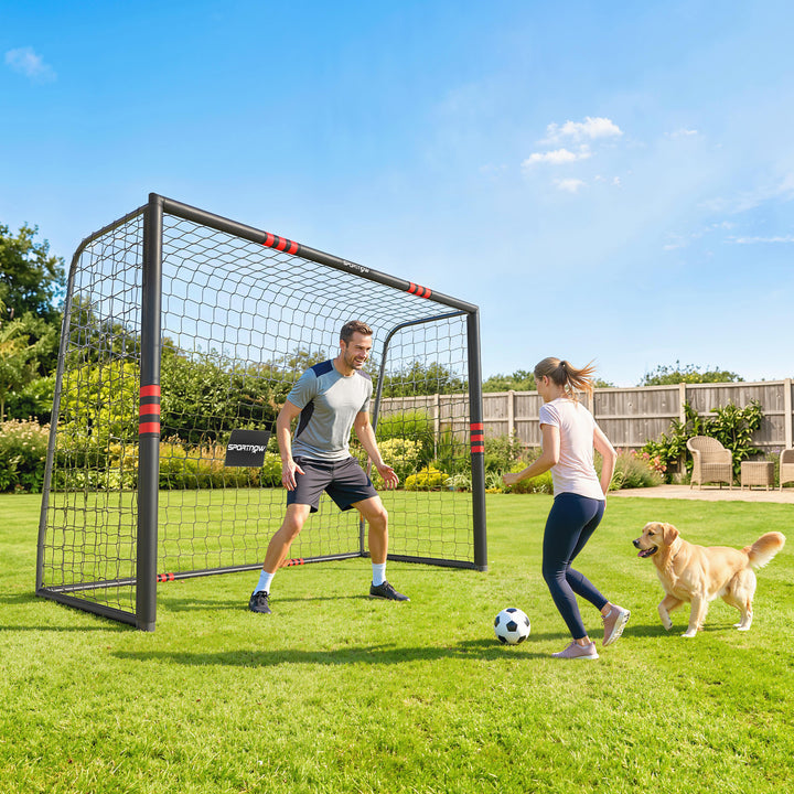 Stort fodboldmål til haven, 300 x 200 cm, til teenagere og voksne