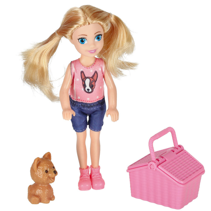 Bil til dukker cabriolet pink 4 el.