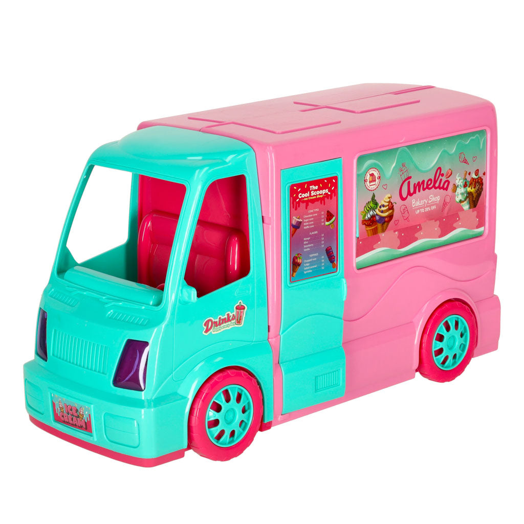 Dukke food truck sæt 21 el.