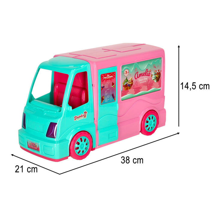Dukke food truck sæt 21 el.