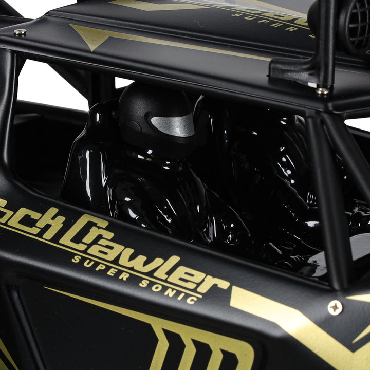 RC Rock Crawler 2.4GHz 1:8 51cm sort bil