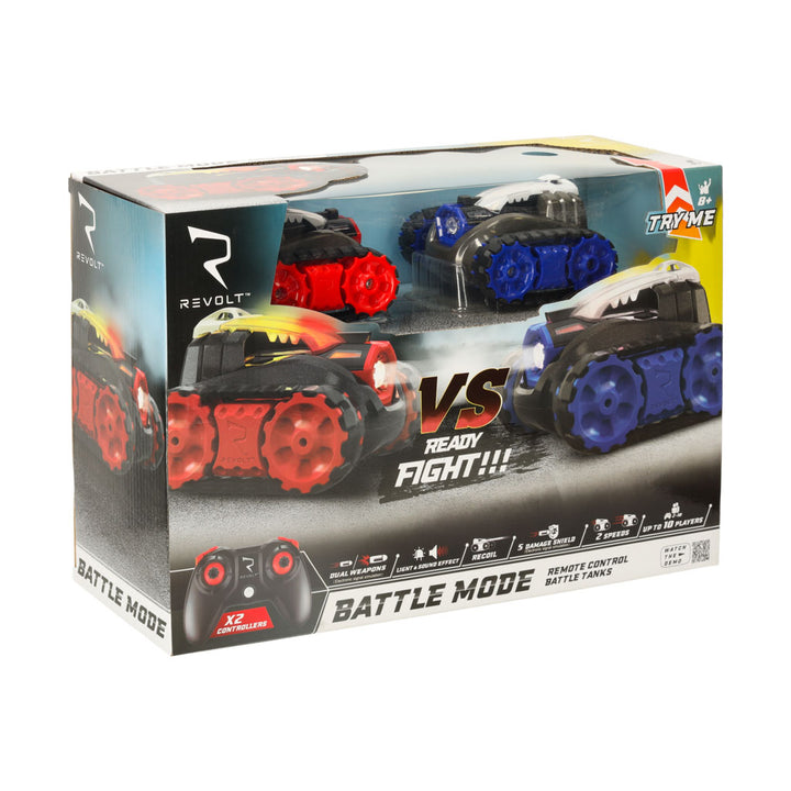 RC Revolt BATTLE fjernbetjent bil kamptilstand lydlys 2-pak