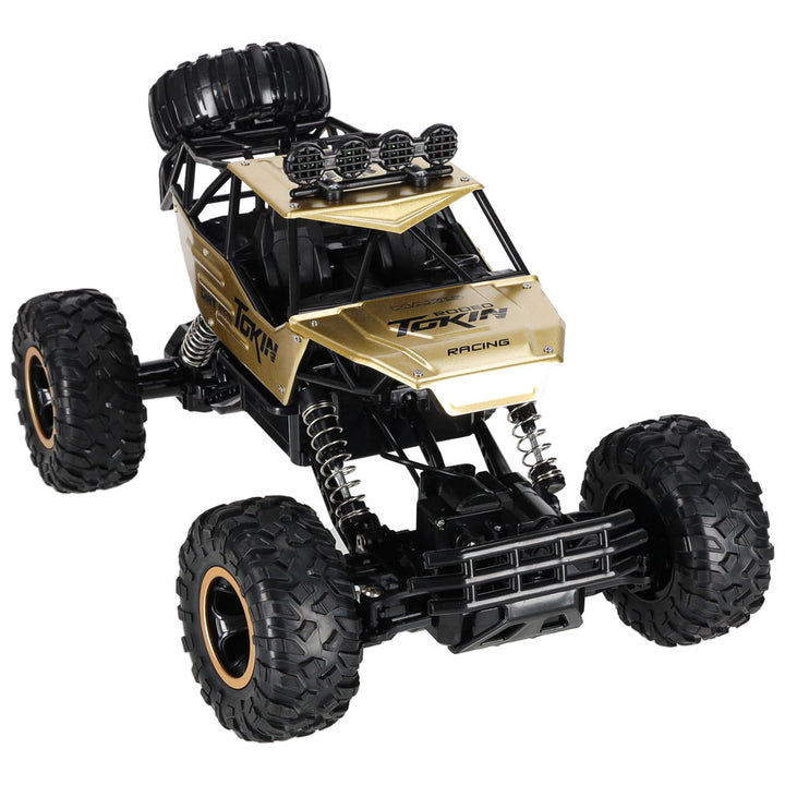 RC-bil Rock Crawler 1:12 4WD METAL guld