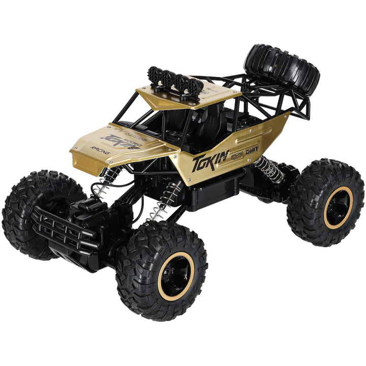 RC-bil Rock Crawler 1:12 4WD METAL guld