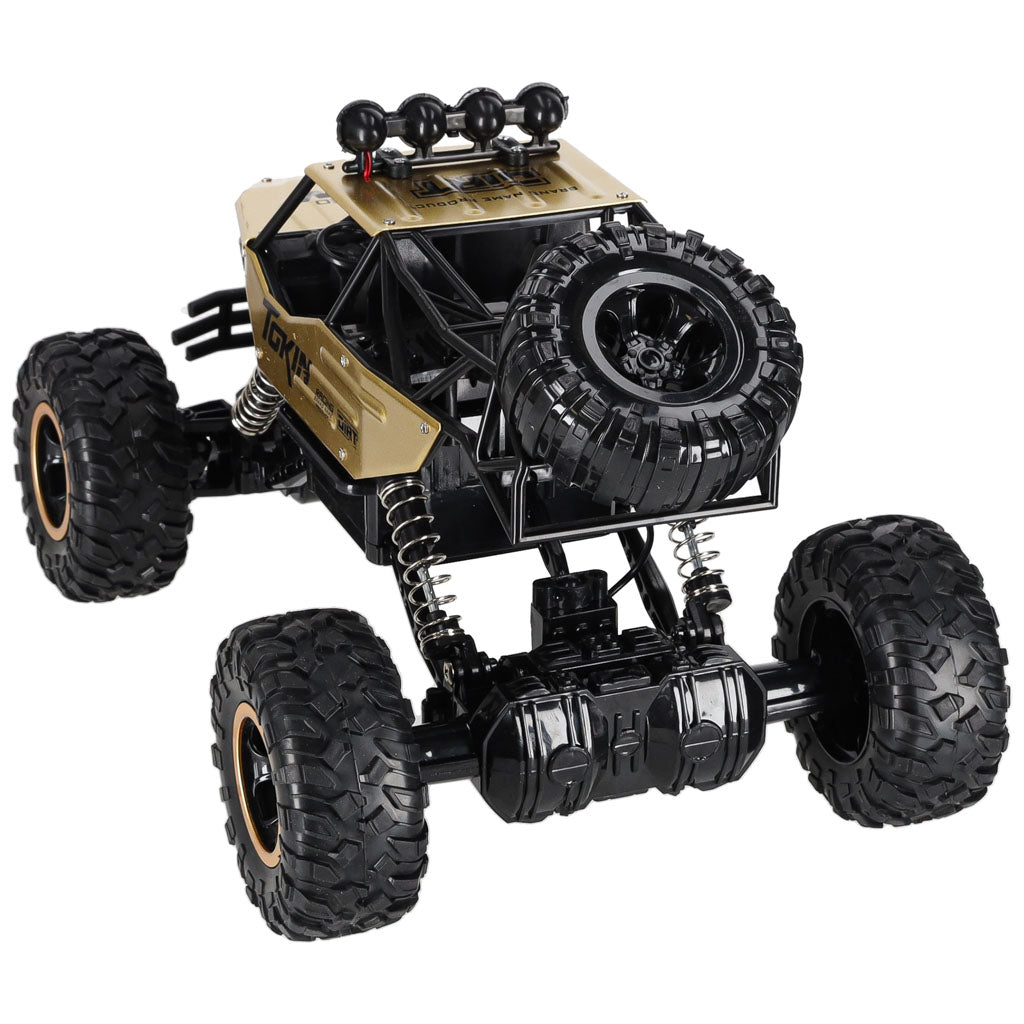 RC-bil Rock Crawler 1:12 4WD METAL guld