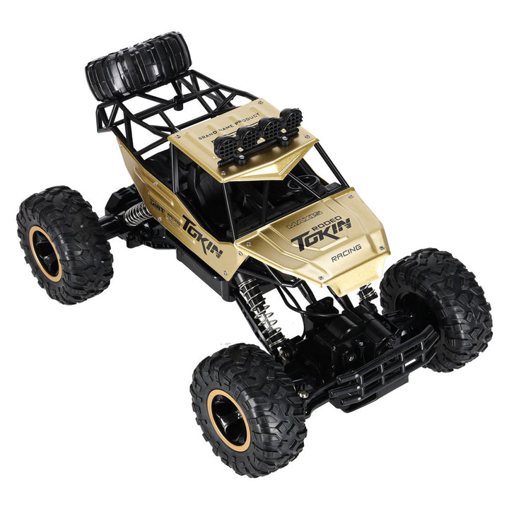 RC-bil Rock Crawler 1:12 4WD METAL guld