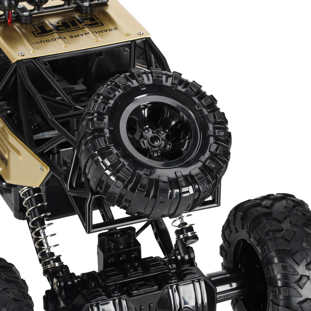 RC-bil Rock Crawler 1:12 4WD METAL guld