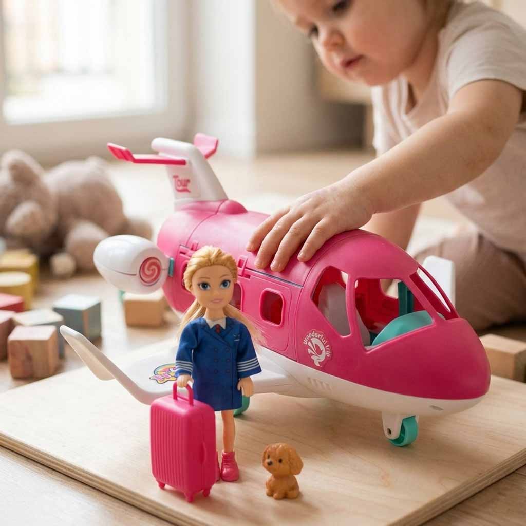 Dukkefly, foldbart stewardessetilbehør