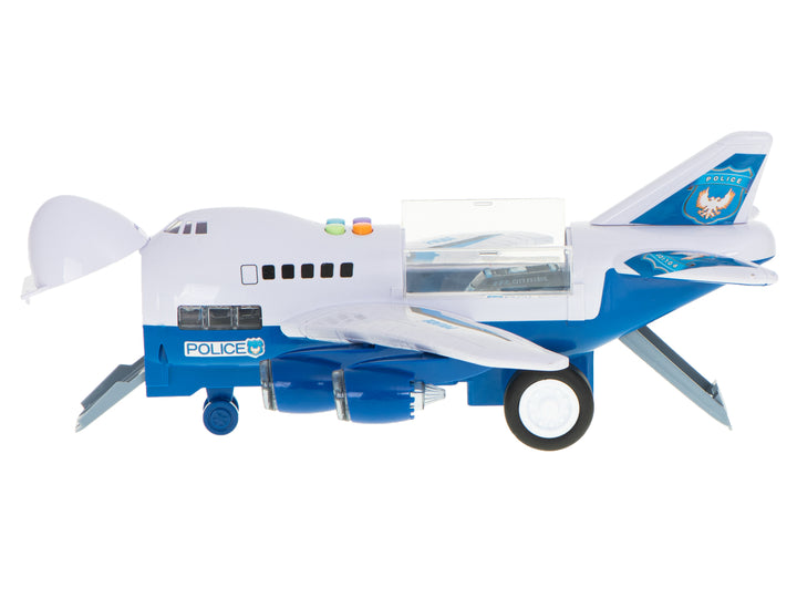 Transportfly + 6 biler politi side/front