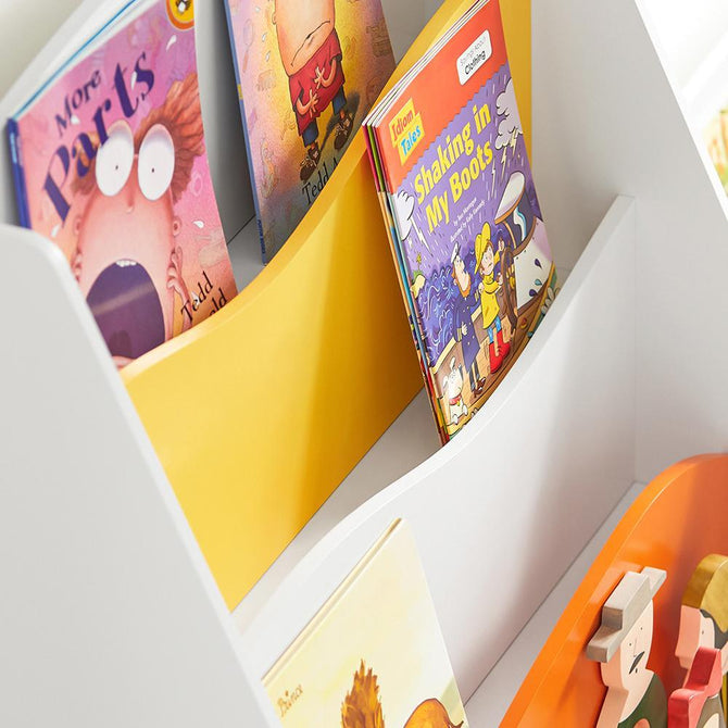 Reol til børneværelset, 72 x 33 x 113 cm, flerfarvet