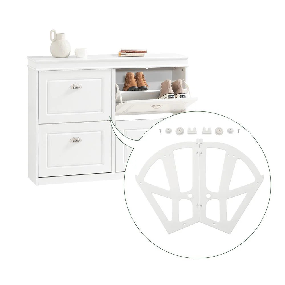 Plastik skabshængsel til skoskab - tilbehør til 2-lags skoholder