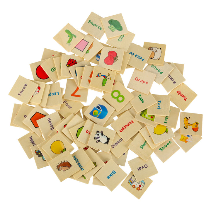 Træ sorteringspuslespil match billeder